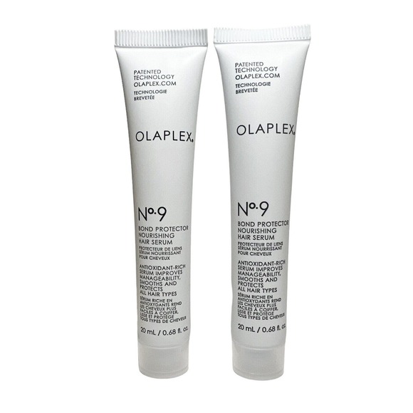 LOT 2 OLAPLEX No 9 Bond Protector Nourishing Hair Serum .68 oz Travel Mini Size - Picture 1 of 4